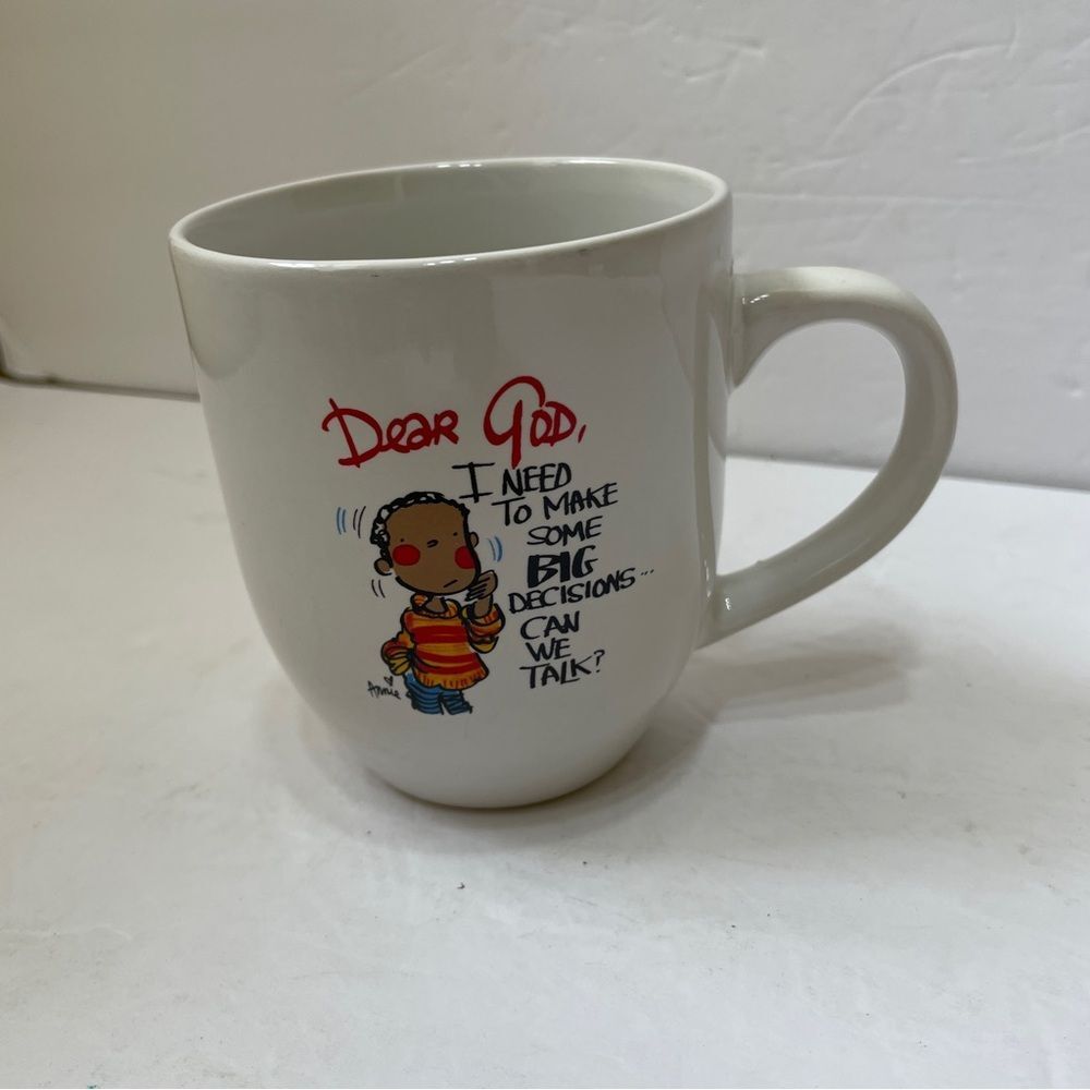 VINTAGE ROYAL NORFOLK‎ DEAR GOD CERAMIC MUG